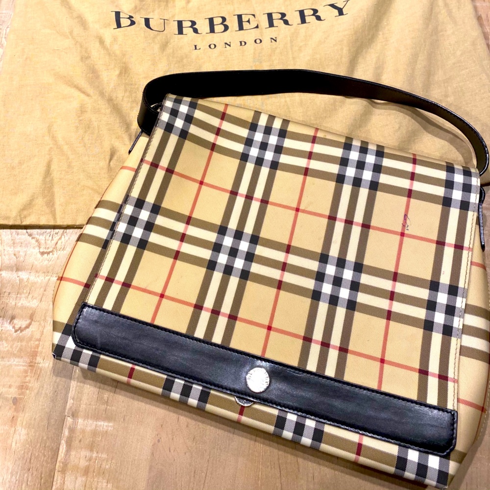 Burberry Check Messenger Bag